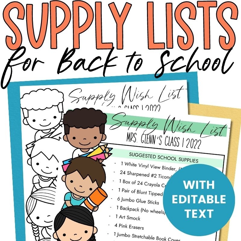 printable supply list template