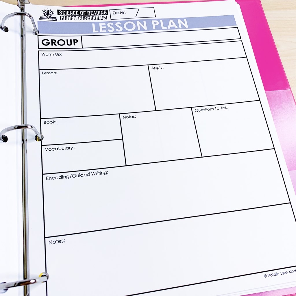Science Of Reading Small Groups Binder Free Download 
