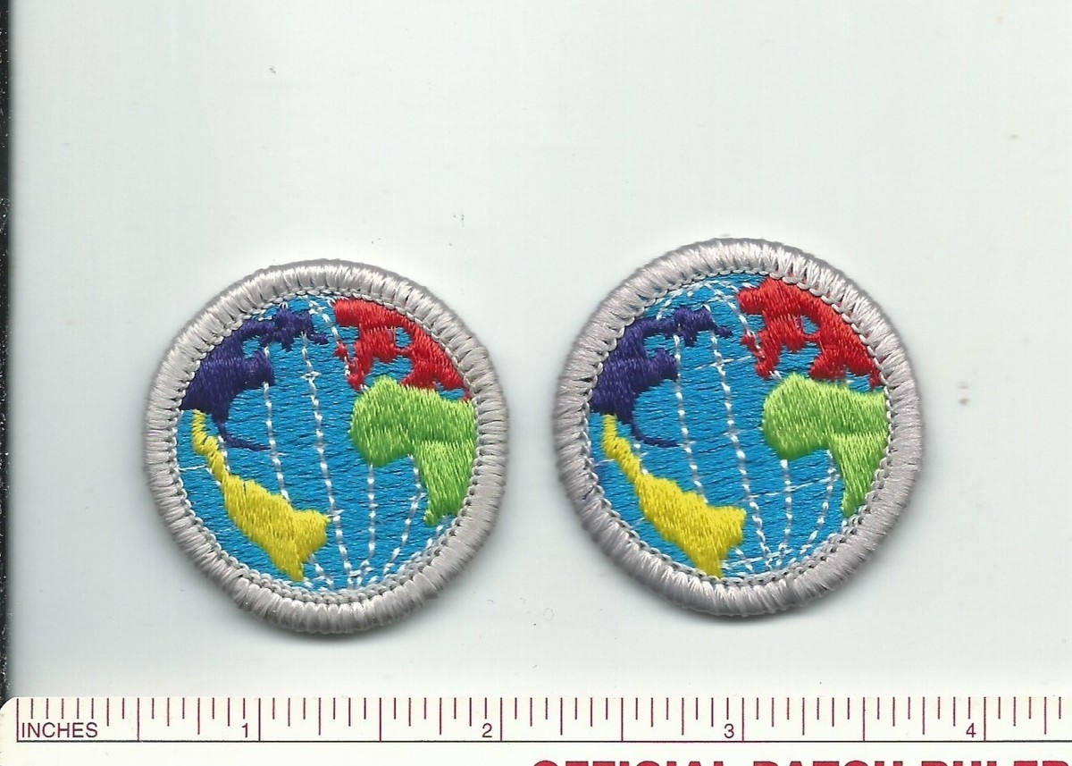 SCOUT BSA CITIZENSHIP IN THE WORLD MERIT BADGE 2 DIFFERENT AWARD 