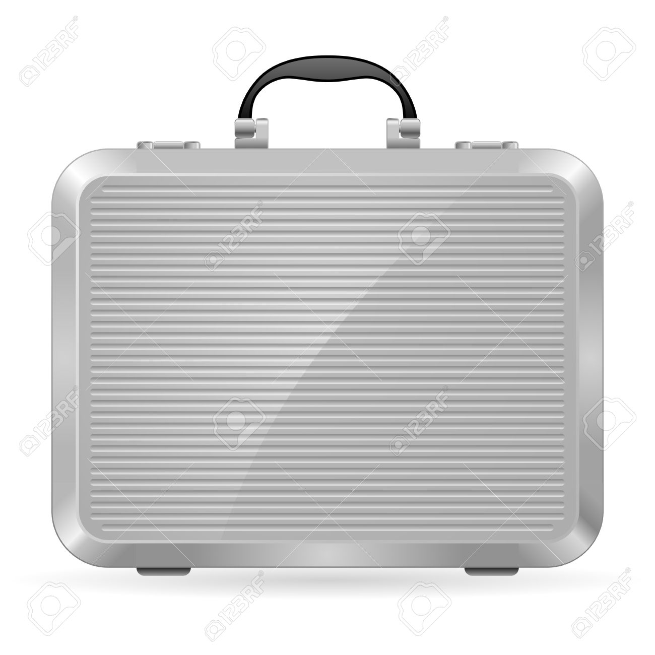 Silver Briefcase Illustration On White Background For Design Royalty Free SVG Cliparts Vectors And Stock Illustration Image 17043179 