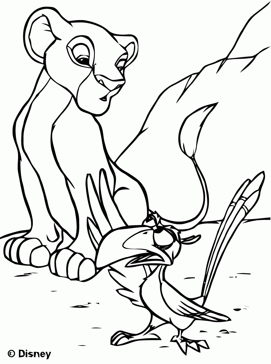 lion king coloring pages simba