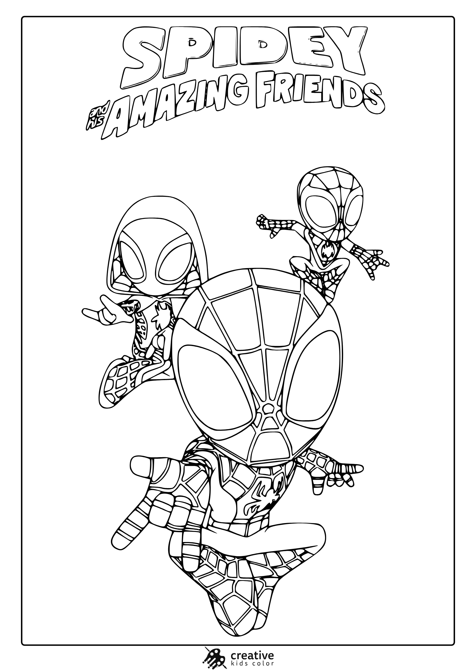 spiderman coloring pictures free