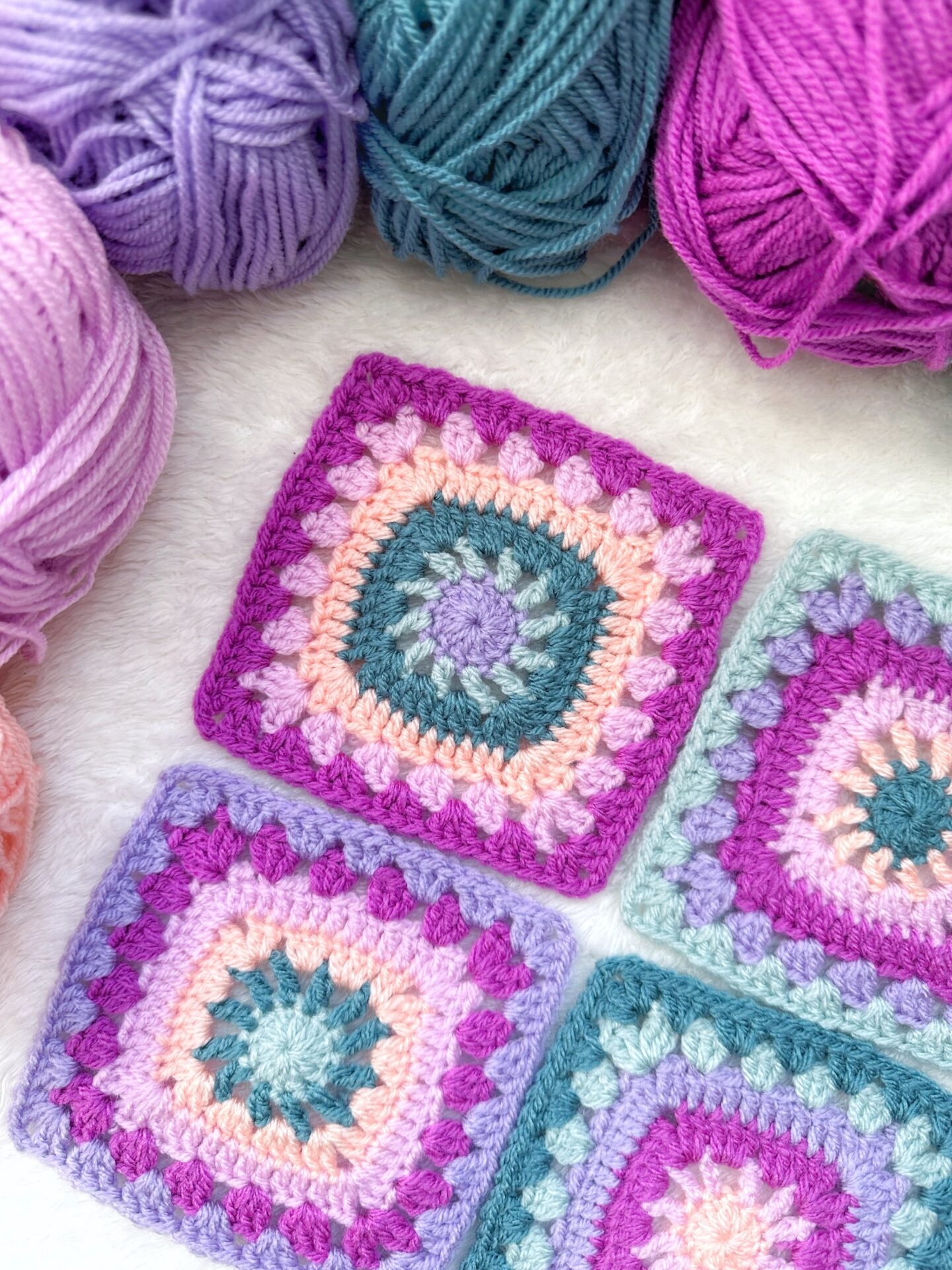 free printable crochet granny square patterns