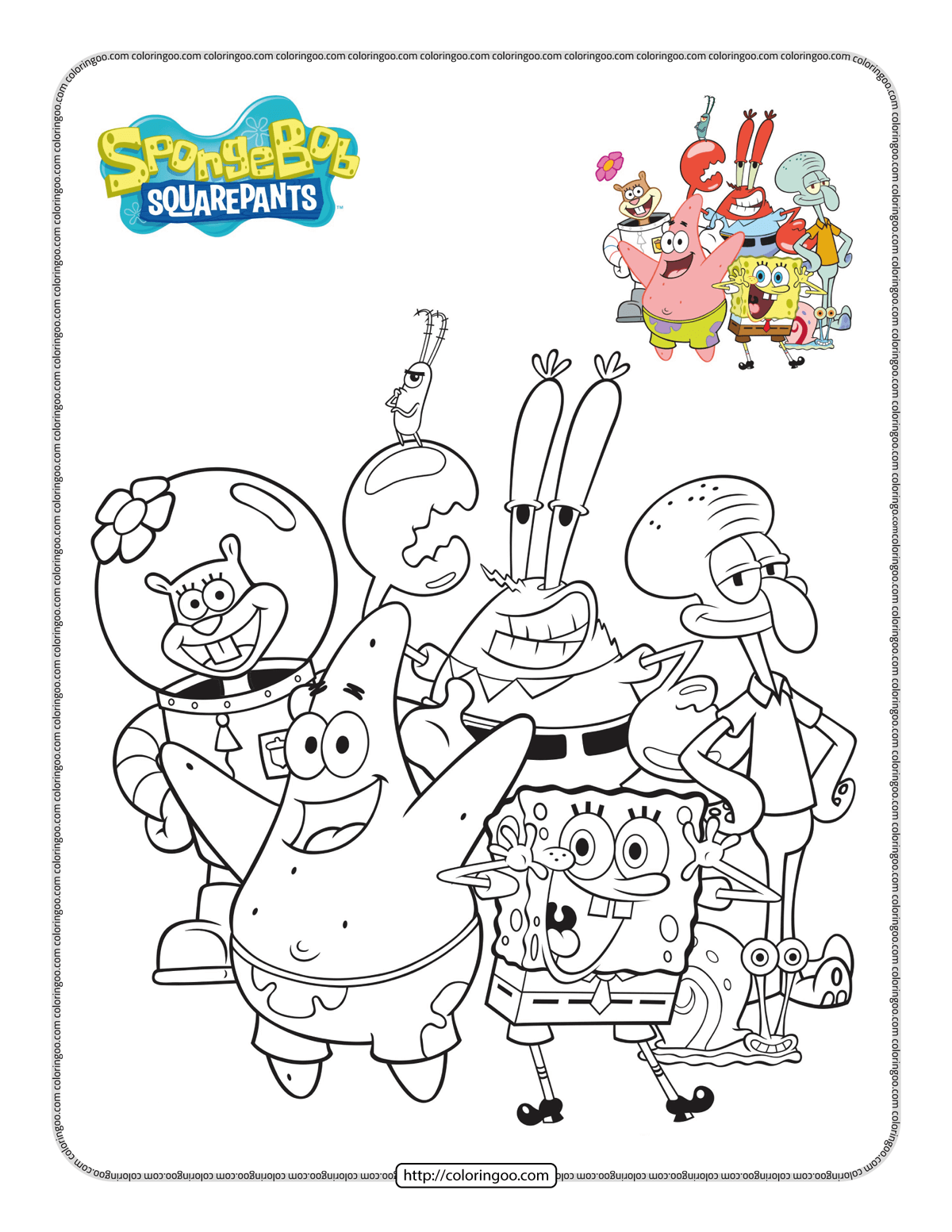 SpongeBob Color Book By Jaycal715 Raket PH