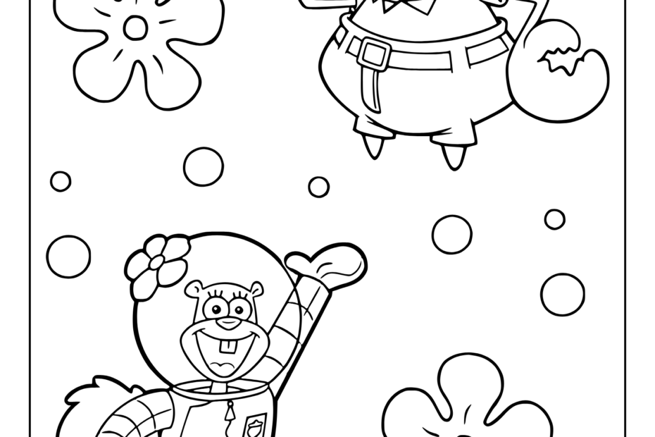 Spongebob Coloring Pages 30 Free Printable PDF