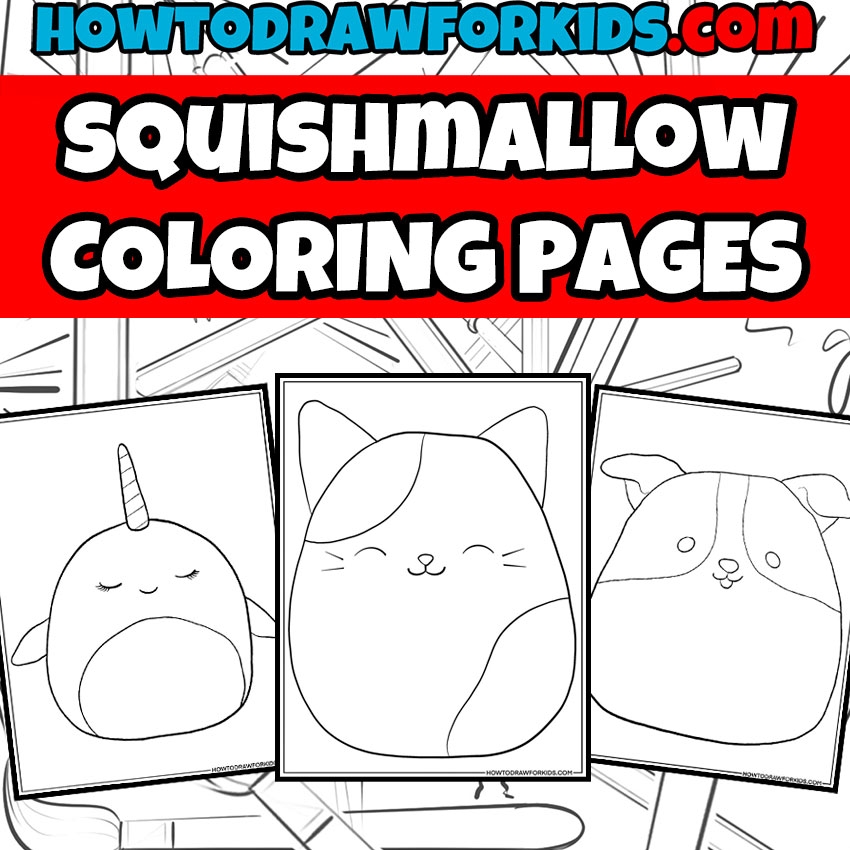 squishmallow coloring pages printable