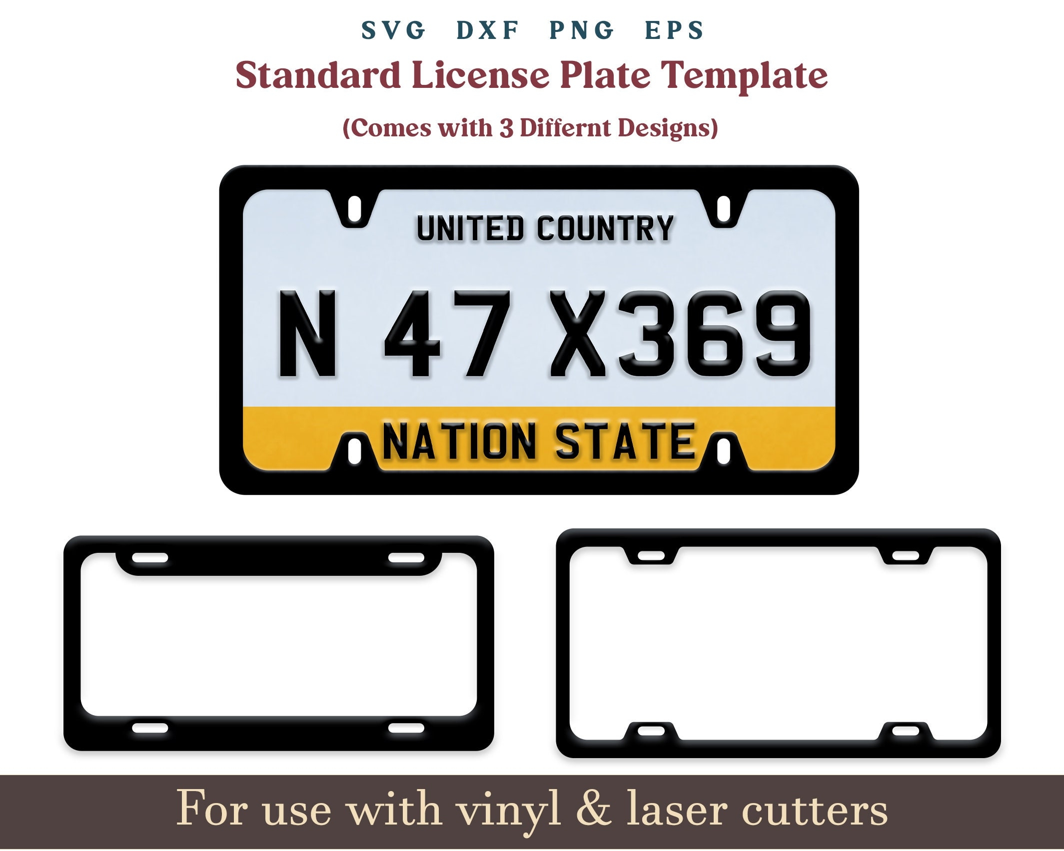 printable license plate template