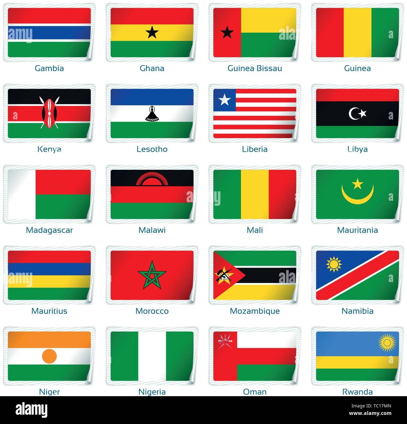 flags with three colors