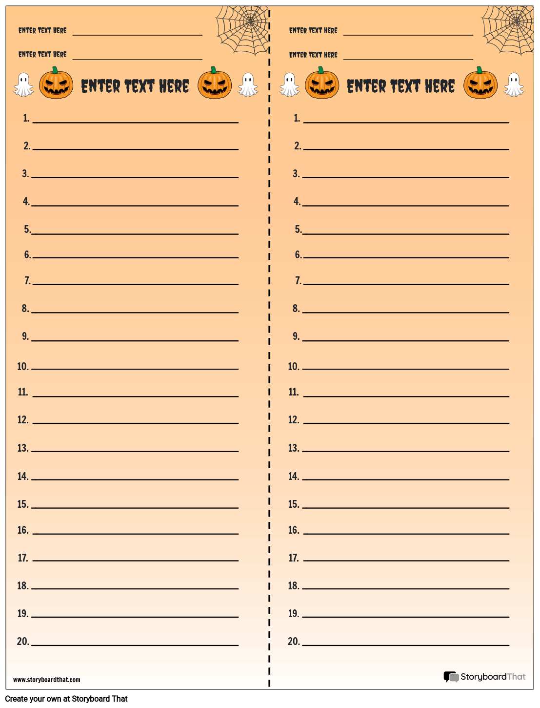 printable free spelling test template pdf