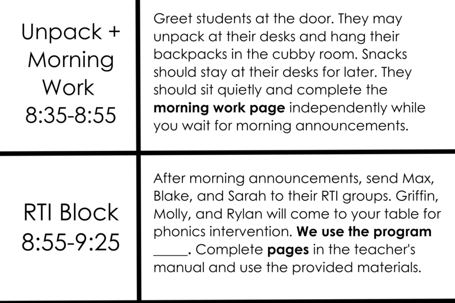 Sub Plans You Barely Have To Write The Simple Classroom