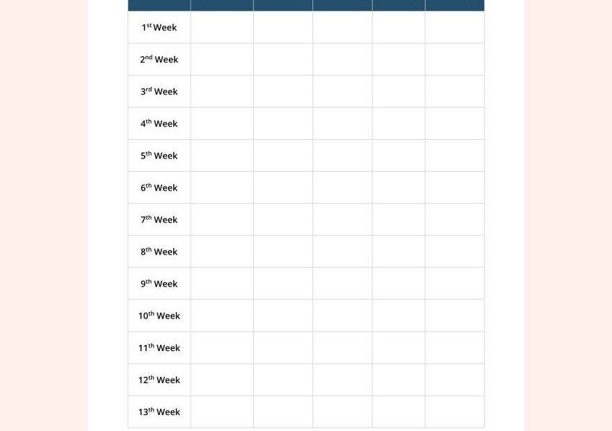 Summer Camp Schedule Template In PDF Word Pages Google Docs Download Template