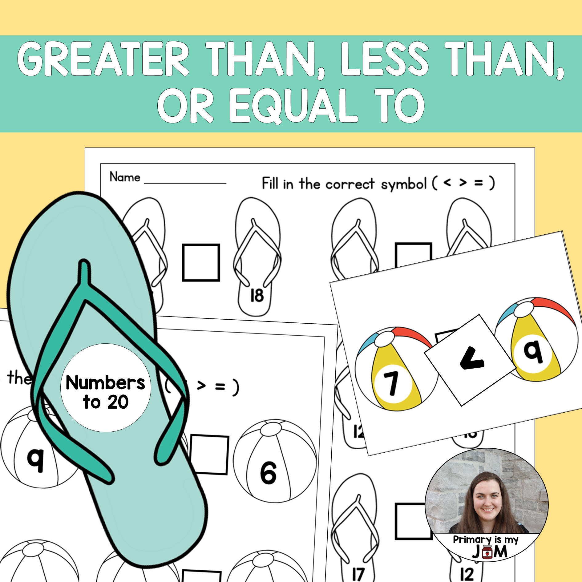 greater than less than worksheet