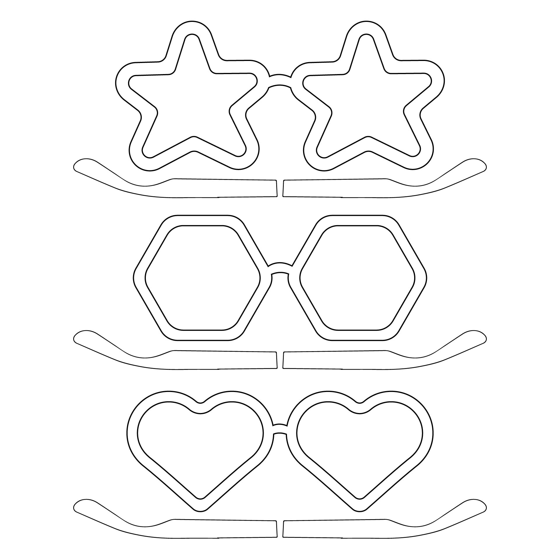 printable eyeglass template