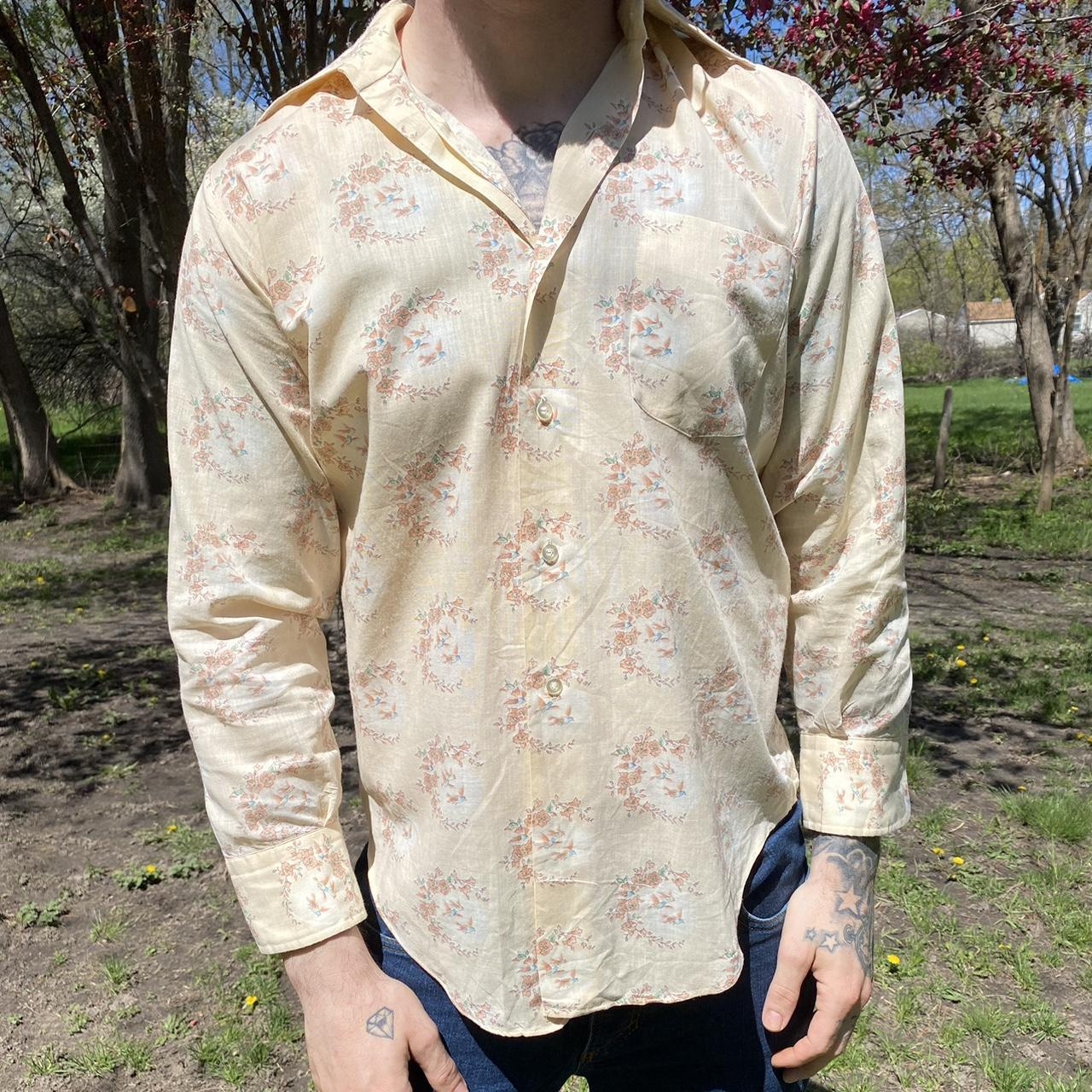 cream color dress shirt