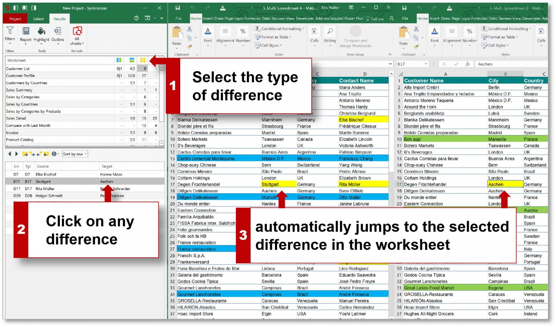 Synkronizer Excel Compare Download
