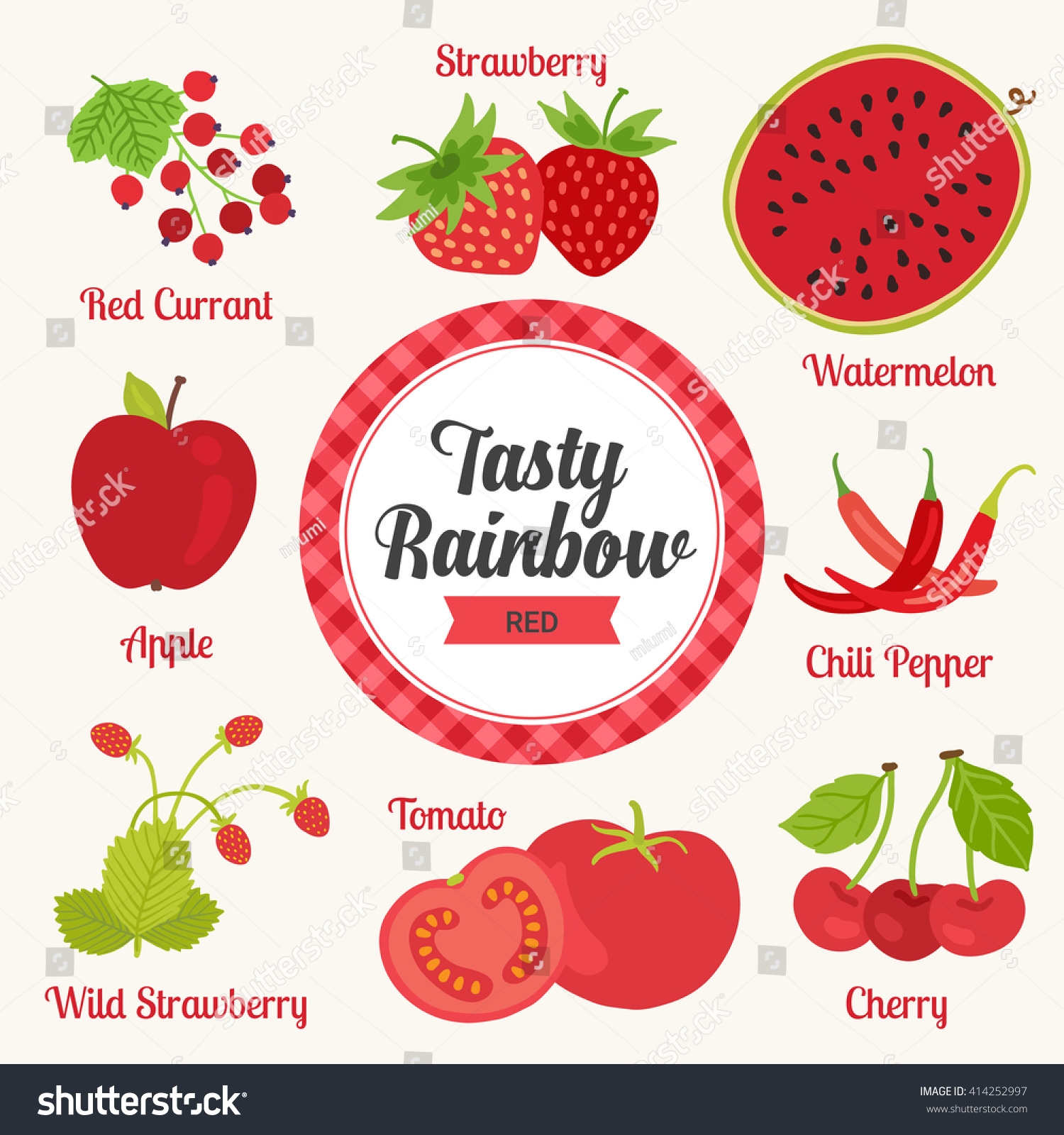red color fruits and vegetables