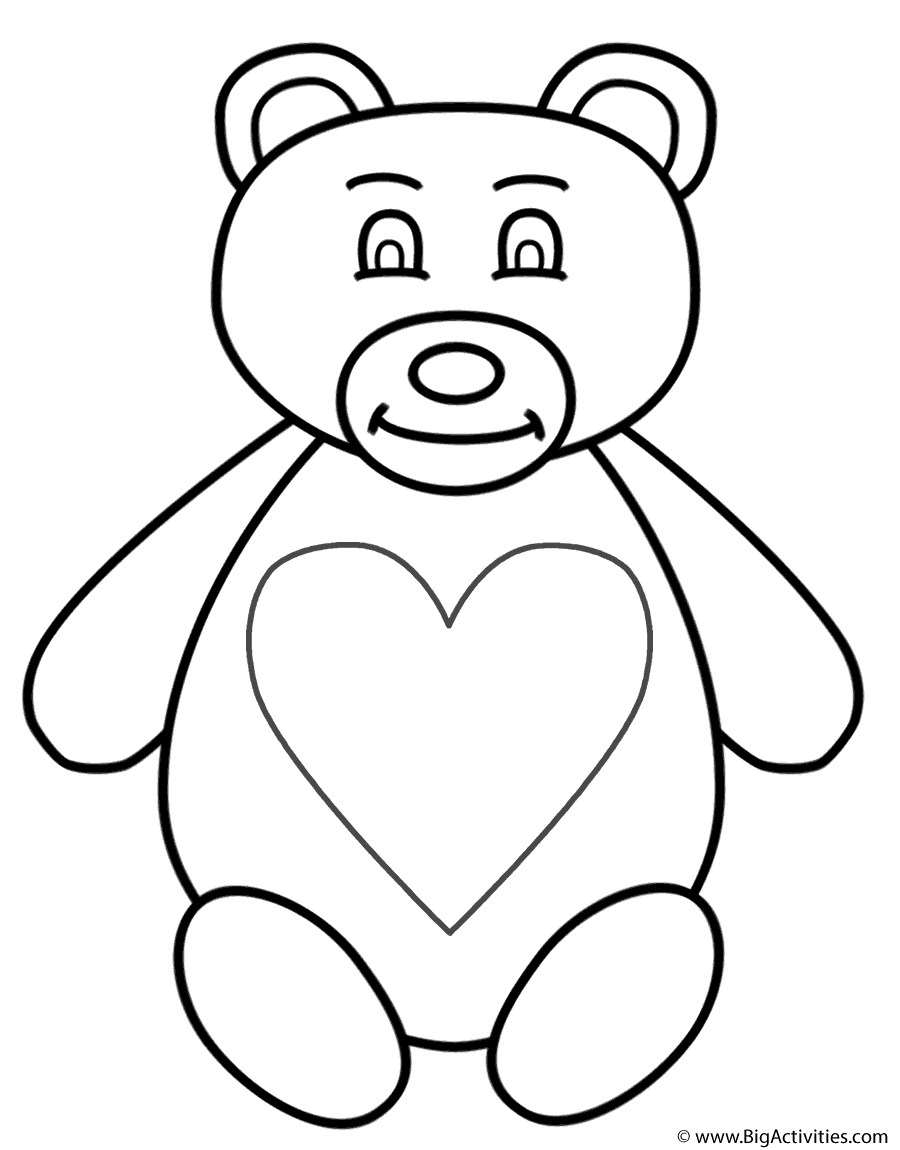 coloring pictures of bears
