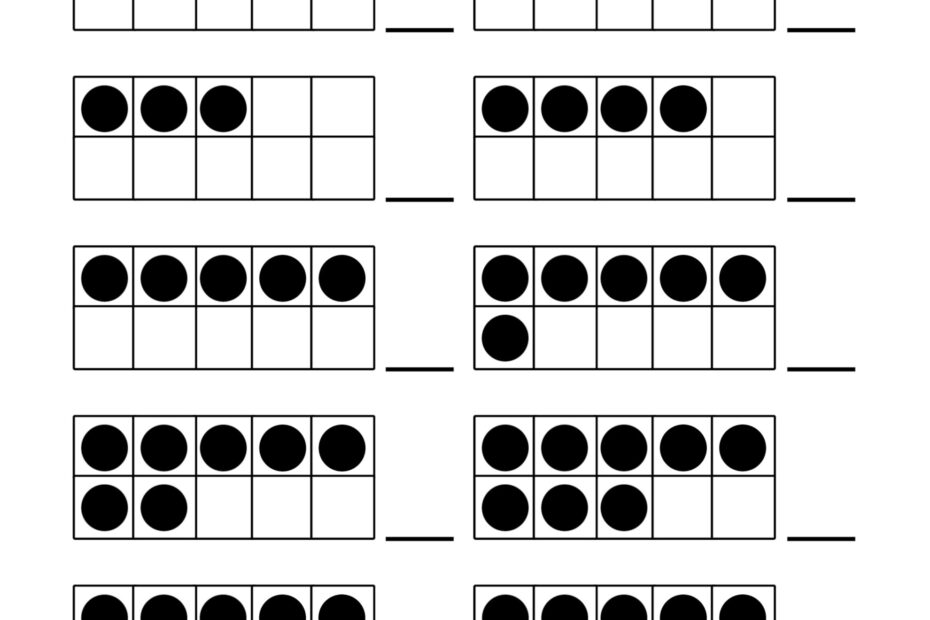 Ten Frame Printables Paper Trail Design