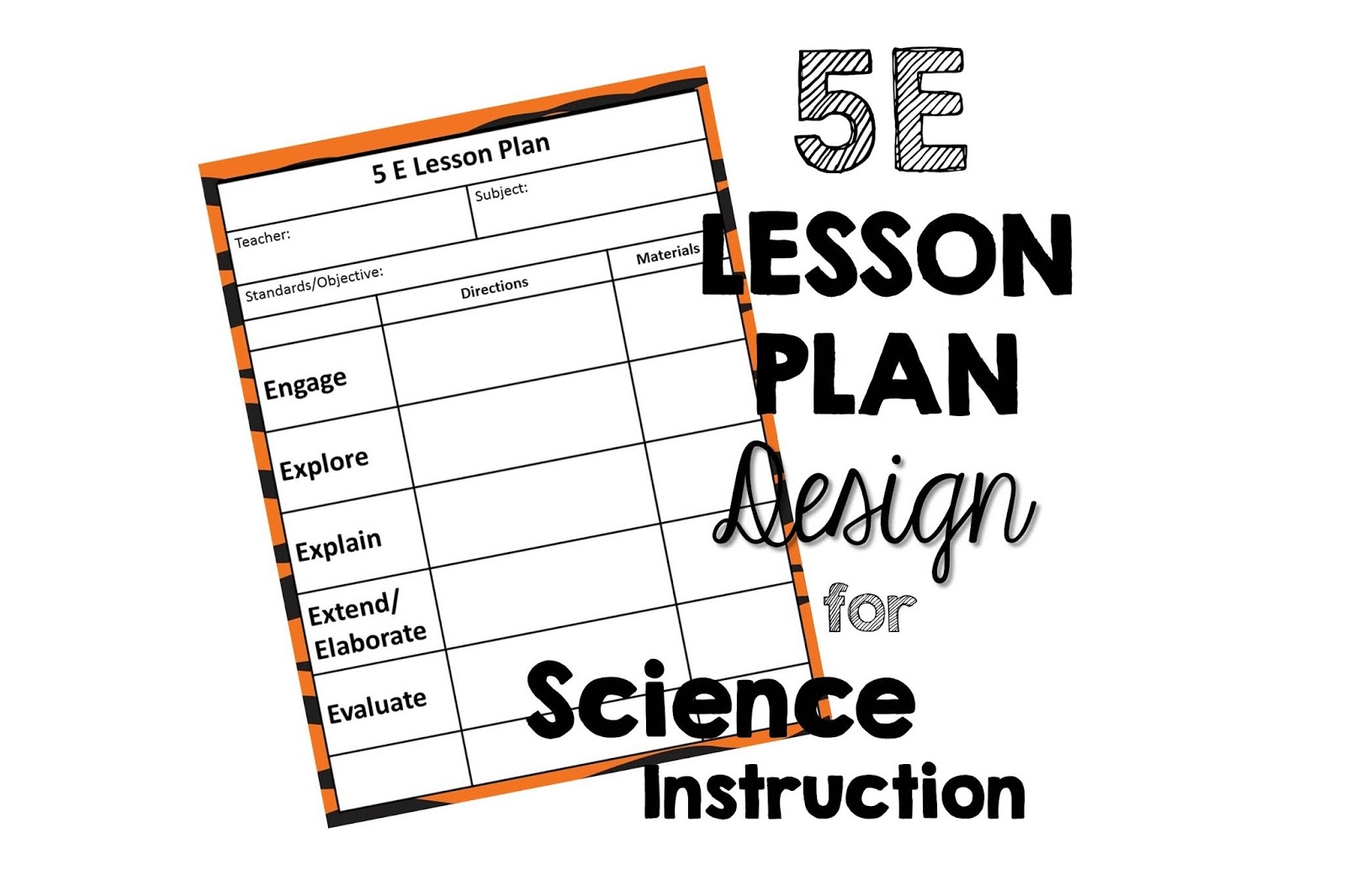 5 es lesson plan template
