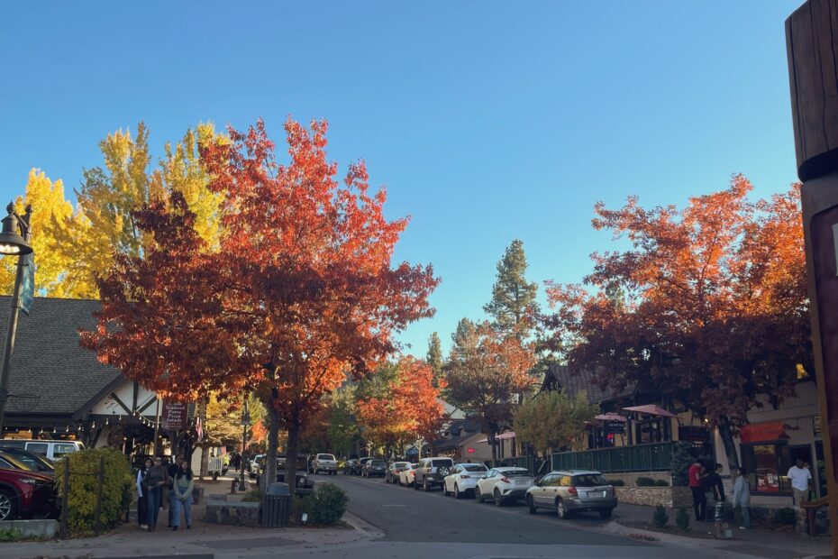 The Best Place For Fall Foliage In Southern California Big Bear Fall Colors Tineey