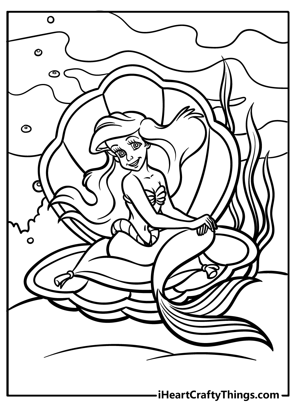 coloring mermaid pictures
