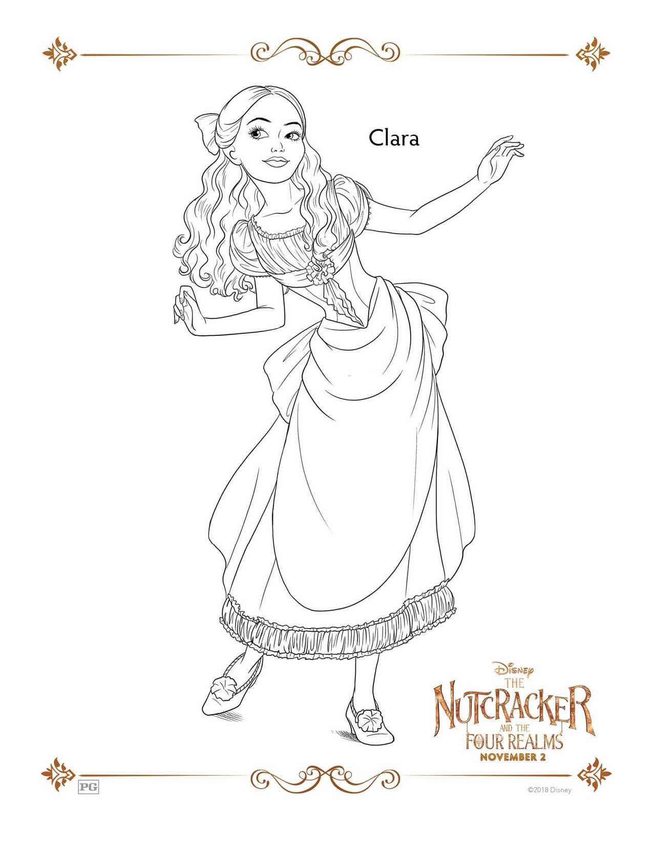 nutcracker pictures to color