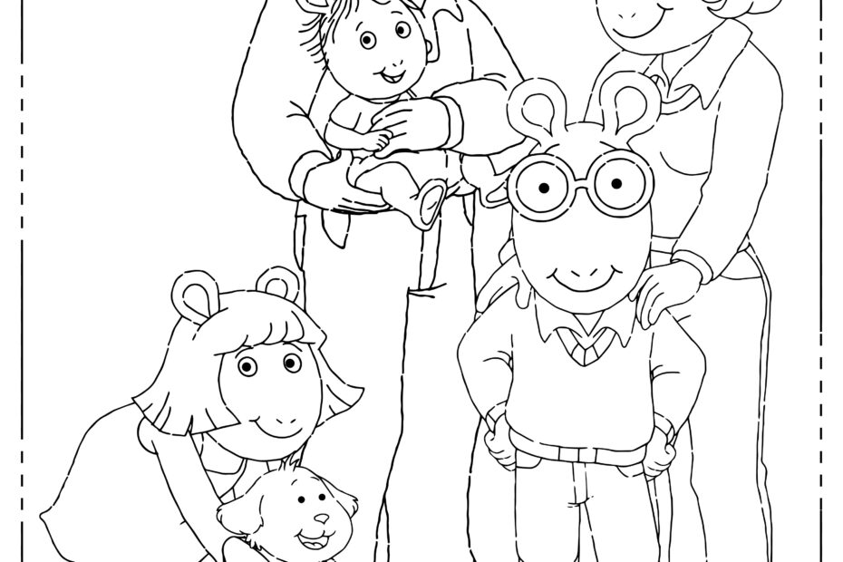 The Official Arthur Giant 12x18 Coloring Book