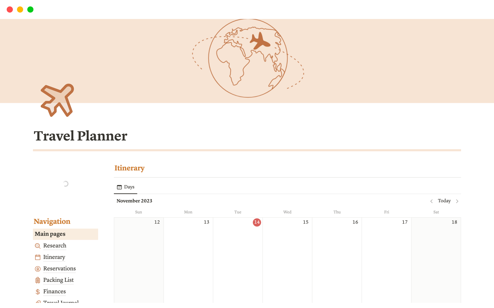 The Ultimate Travel Planner