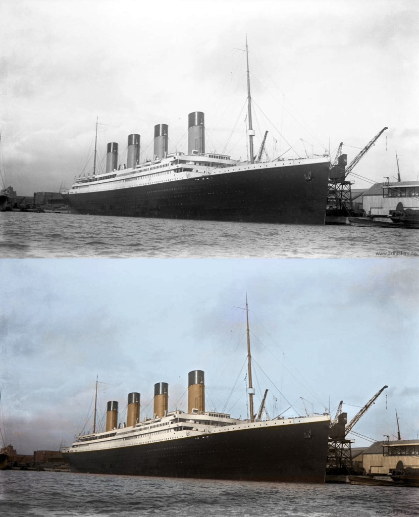 Titanic In Color Gorgeous Colorized Images Of The Ship Of Dreams 