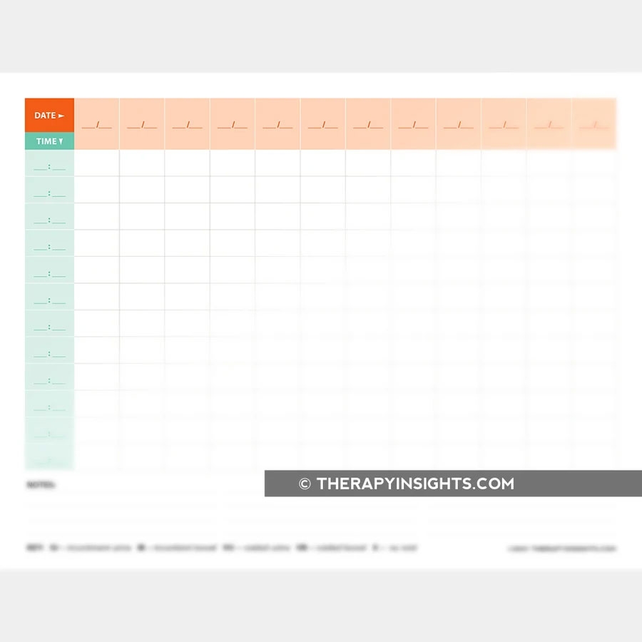 Toileting Schedules Adult And Pediatric Printable Resources For 