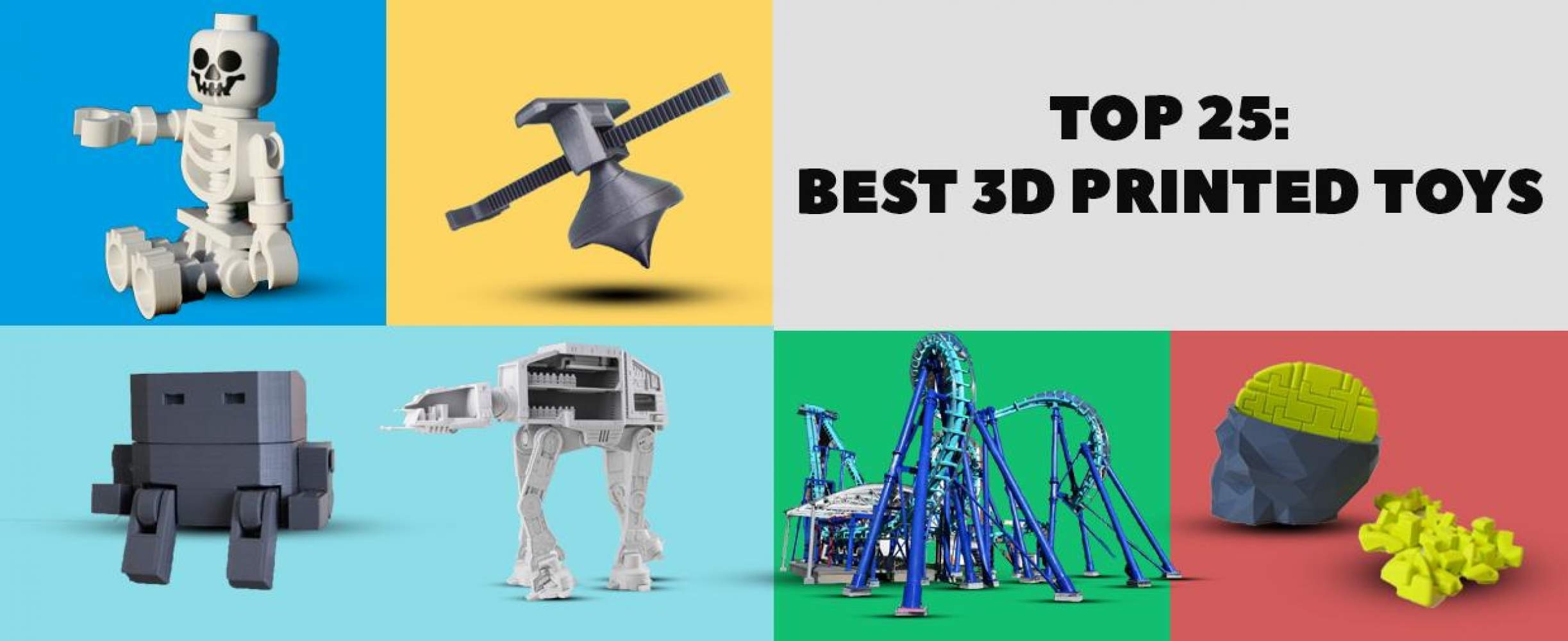 Top 25 Best 3D Printed Toys MyMiniFactory Blog