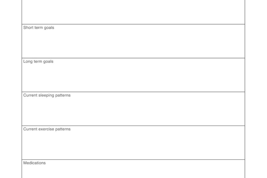 Treatment Plan Template U0026 Example Free PDF Download