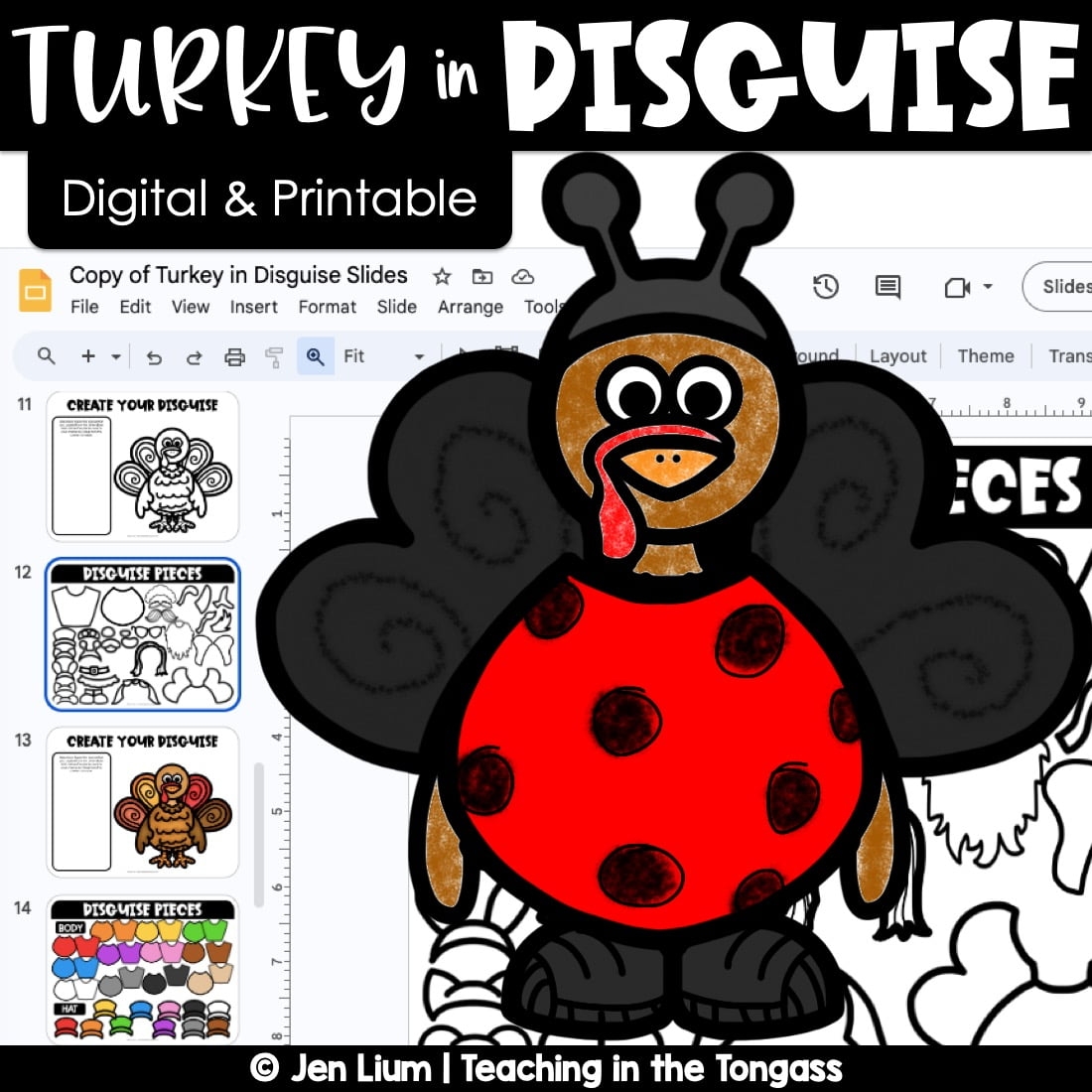 disguise a turkey project printable