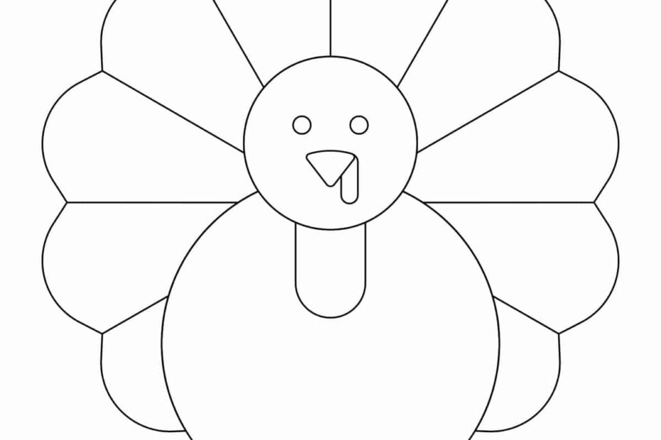 Turkey Template Childhood Magic