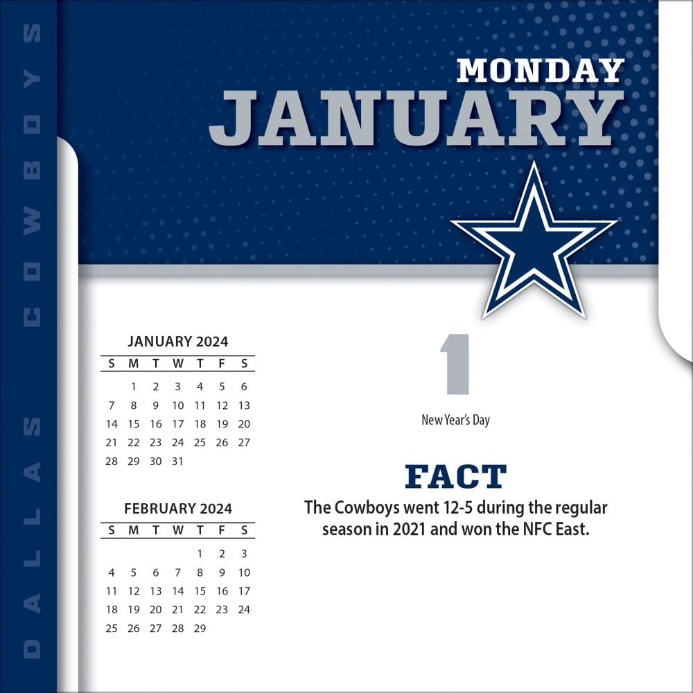 TURNER SPORTS Dallas Cowboys 2024 Box Calendar 24998053036 Amazon ca Sports U0026 Outdoors