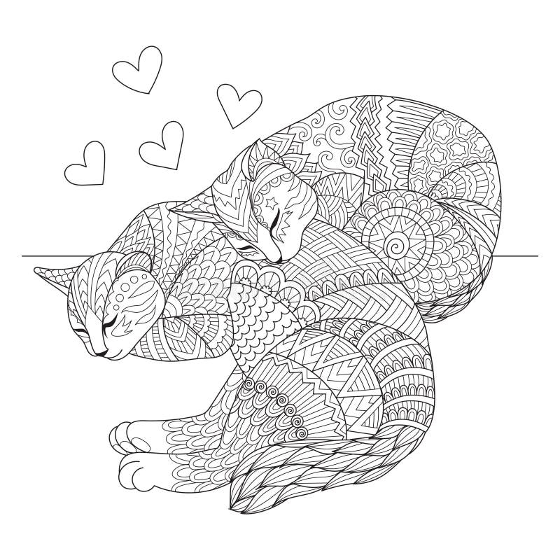 cat coloring pages cute