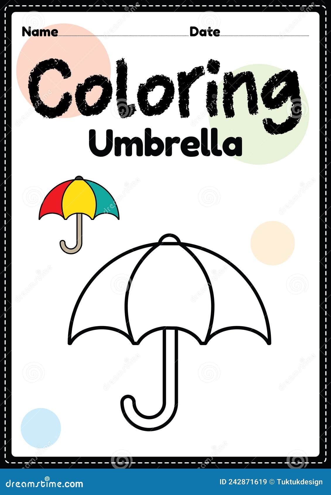 coloring worksheets for kindergarten