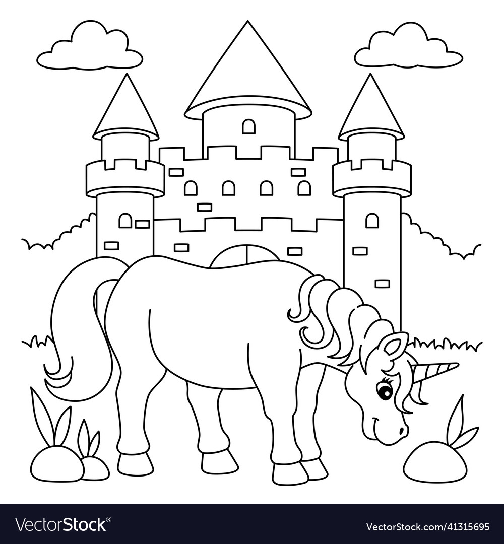 printable castle coloring pages