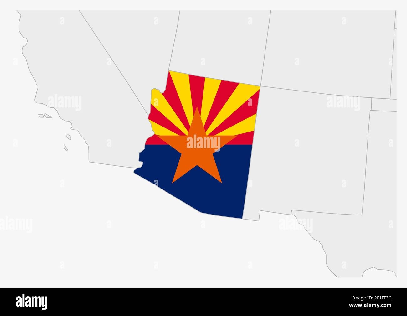 colors of arizona flag