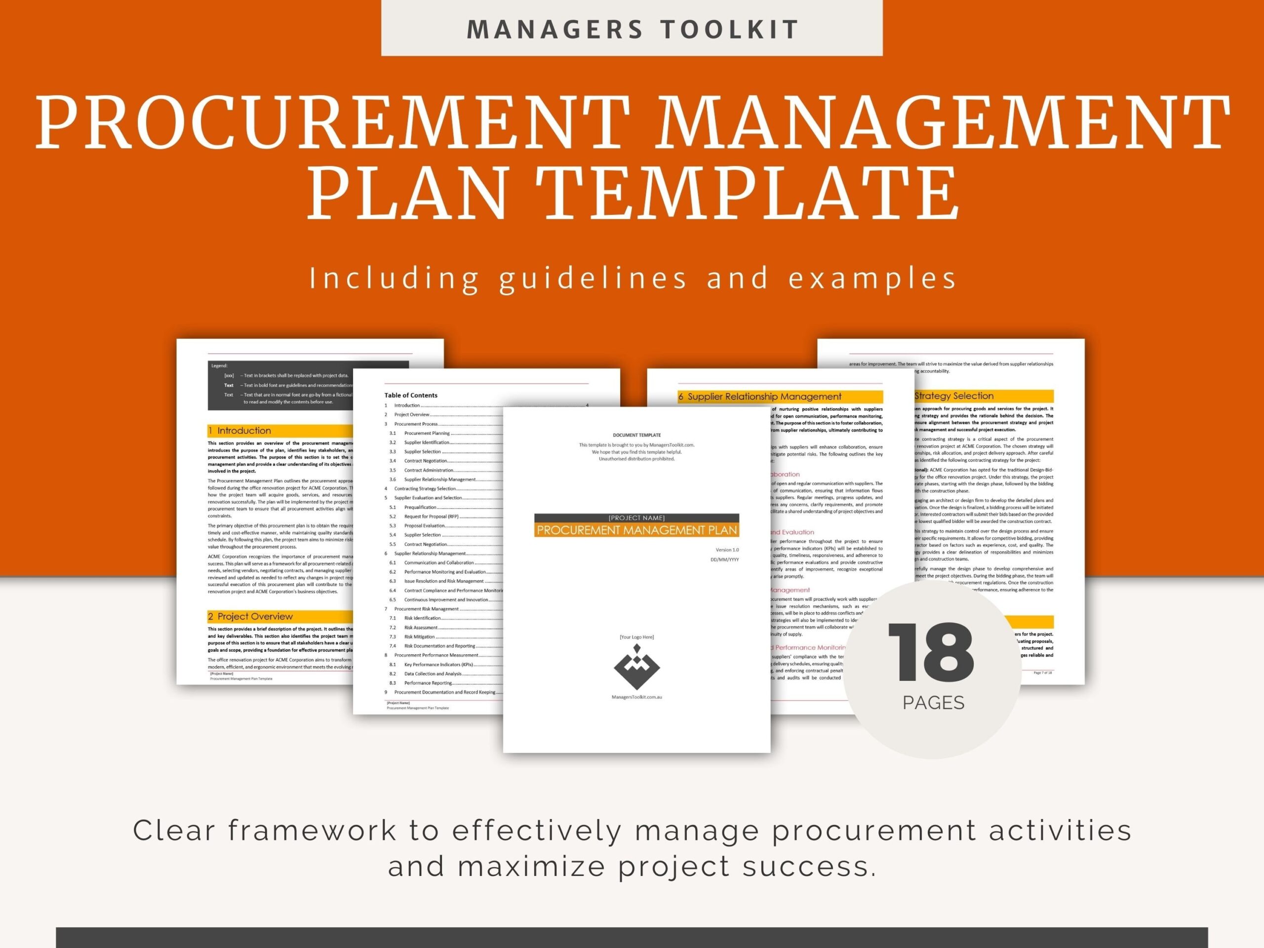 scrm plan template