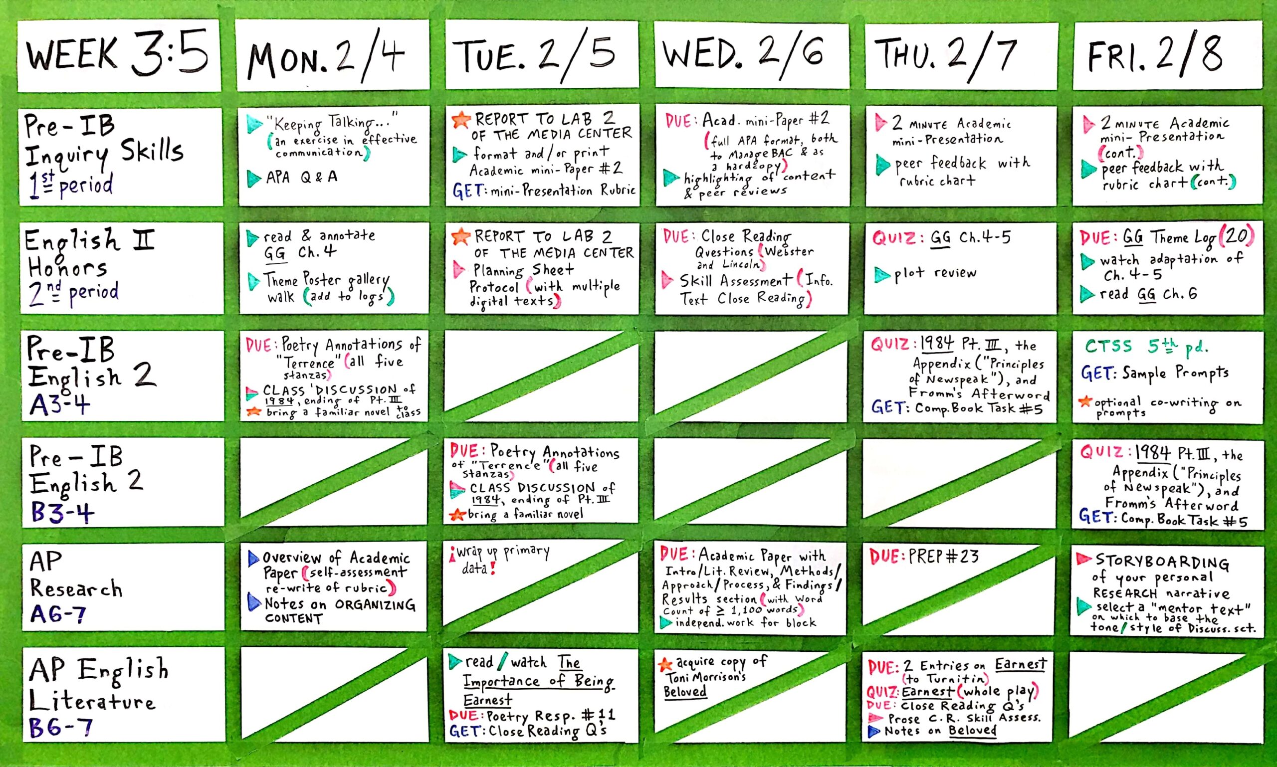 Week 3 5 Feb 4 8 BentonEnglish