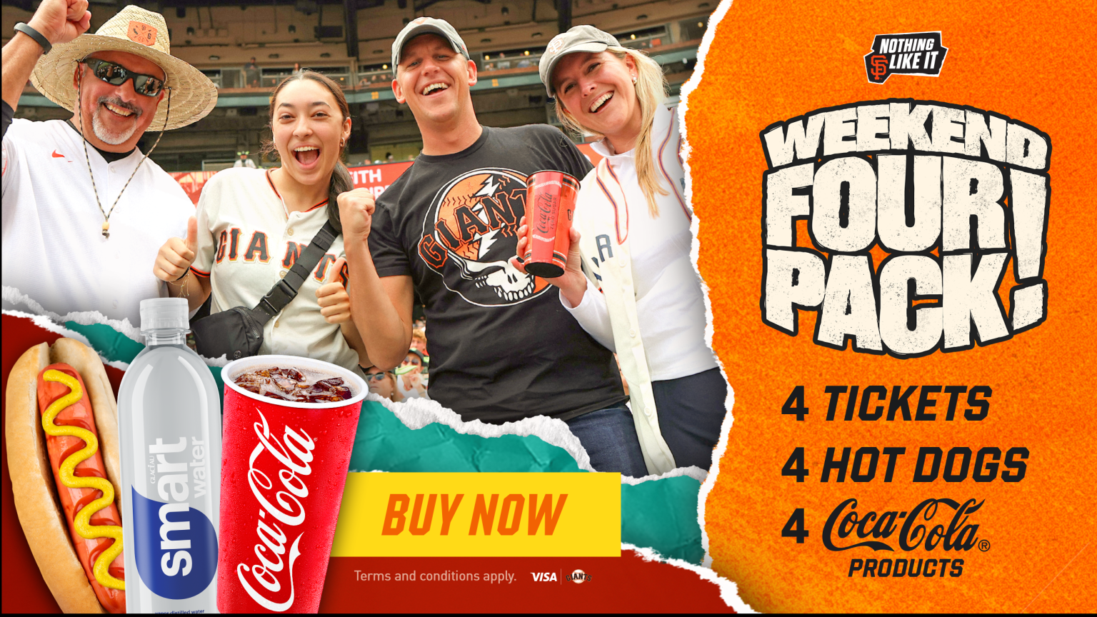 Weekend Four Pack San Francisco Giants