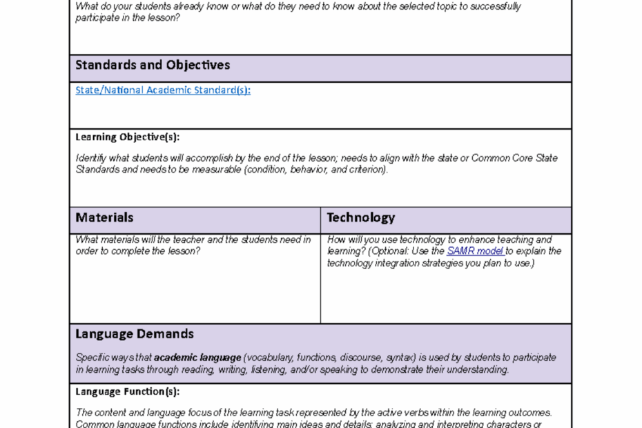 WGU Direct Instruction Lesson Plan Template Direct Instruction