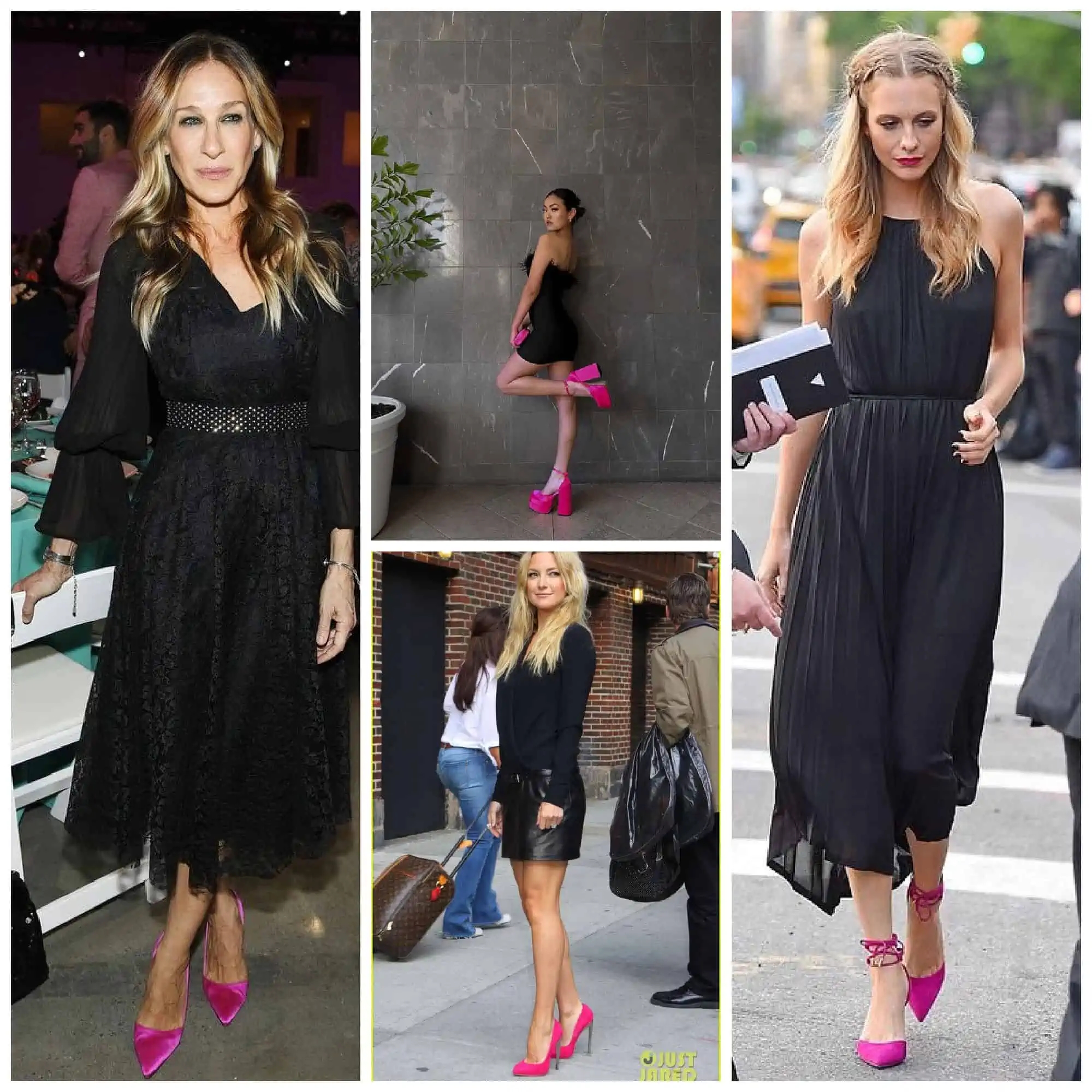 What Color Of Heels To Wear With A Black Dress 