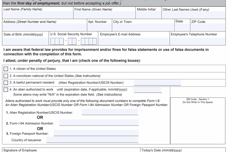 What Is Form I 9