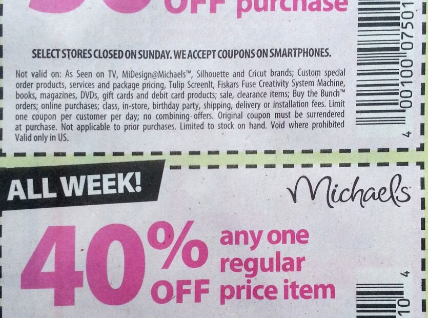 What Michaels Coupon Should I Use Robert Kaplinsky