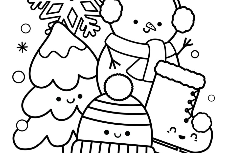 Winter Coloring Pages Free Printable PDF Downloads Cute Coloring Pages For Kids