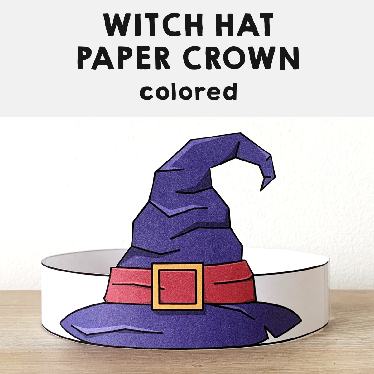 witch hat template printable