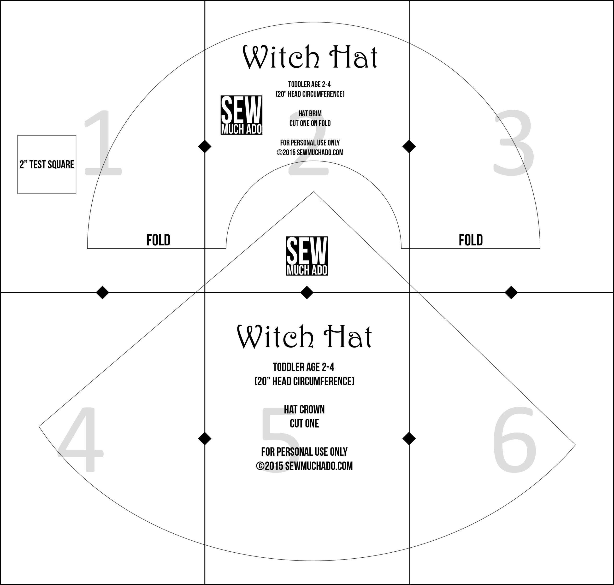 Witch Hat Template Cheap