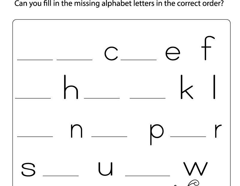 Write The Missing Lowercase Letters Worksheet Doozy Moo